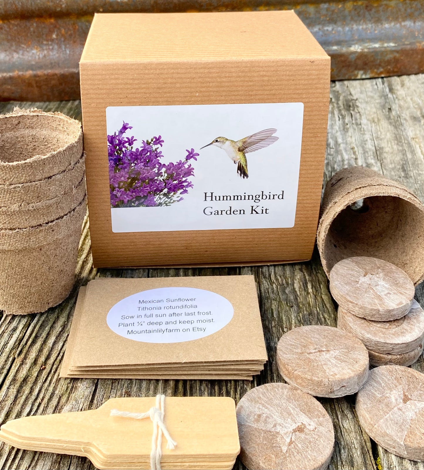 hummingbird garden kit
