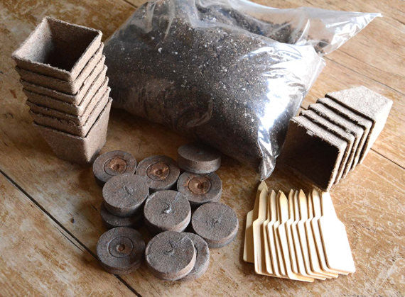 Garden Supplies Peat Pots and Peat Pellets