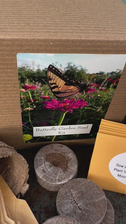 Butterfly Garden Kit, Easy to Grow Nectar and Host Plants for Butterfly Gardens